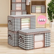 Wovy Foldable Clothes Storage Box Visual Storage Bag Dust Proof 75L Cute
