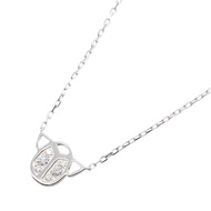 [Pre-owned] Cartier Scarab Diamond Necklace, Neck Circumference 37.5/40.5cm, K18WG (White Gold), Dia
