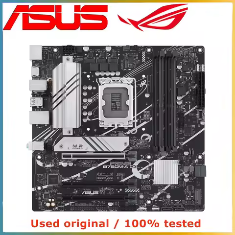 For ASUS PRIME B760M-A D4 Main Board, Support Intel LGA1700 Processor, DDR4 Memory, M.2 Interface, P