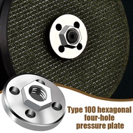 Hexagon Flange Nut for Angle Grinder Disc Quick Change Locking Flange Nut for Type 100 Angle Grinder Power Tools Accessories