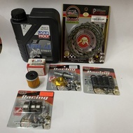 PACKAGE RACING LC135-4S/LC135-5S LIQUI MOLY 10W40 /CLUTCH PLATE RACING FCCI LC135 /OIL FILTER YMH / 