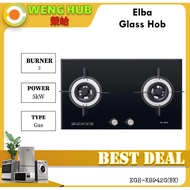 Elba 2 Burners Built-In Glass Hob EGH-K8942G(BK)