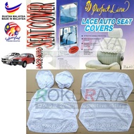 Perodua Kancil Old Square Head Lamp (850cc ONLY) Lace Auto Seat Cover Half Cover Full Set