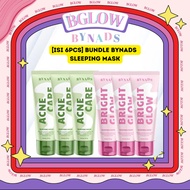 [6PCS CONTENTS] BUNDLE BYNADS SLEEP MASK BRIGHT ACNE BUSINESS PACKAGE | Bright Glow Sleeping Mask wi