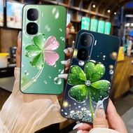Vivo IQ00 Neo 10 case with lucky four-leaf clover pattern, durable and beautiful at cheap price