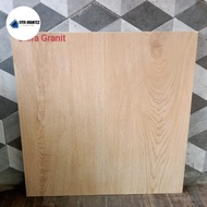 Granit lantai 60x60 like wood light beige/Atena tiles