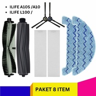 ILIFE L100 ILIFE A10S A10 Mainbrush Side Brush Hepa Filter Mop Cloth Dust Bag