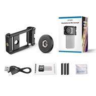 Apexel lensa kamera HP smartphone mikroskop microscope led light zoom 100X 200X lensa mikro kamera H