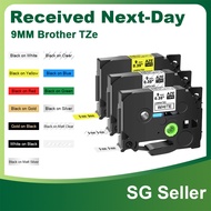 Compatible Brother TZe Tape Label 9mm TZe221 for P-Touch PT-H107 PT-H100 PT-H110 D200 Label Printer