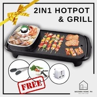 BEST SELLER Korean Samgyupsal Grill Rectangle Korean Party Electric Grill Pan, Hotpot Grill, Samgyup