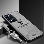 LIANPO For OPPO A97 5G OPPO A98 5G Phone Case 3D Deer Patten Cover For OPPO A97 5G Case With String