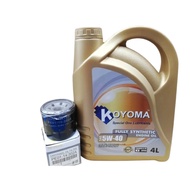 A514# MAZDA 2 , MAZDA 3 ,MAZDA 6 SKY-ACTIV ,CX3 ,CX5, OIL FILTER PE01-14-302 + KOYOMA 5W40 FULLY SYN