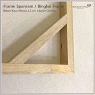KAYU Spanram Canvas Wooden Frame Various Sizes