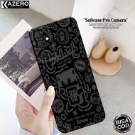 KAZERO - Case Samsung Galaxy A34hp - Fashion Case Aesthetic - Pro Camera - Softcase Sam Galaxy A34 -