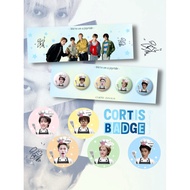 CORTIS Fanmade Badge Set | Cute Chef Concept Round Pins | MARTIN JAMES JUHOON SEONGHYEON KEONHO | Kp