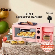 [ PRELOVED ] BSBOSS 3-IN-1 Multi-Function Oven Electric Oven Breakfast Machine Coffee Maker