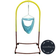 3V Baby spring cot stand / Buaian baby stand with wheel baby hanger buaian baby