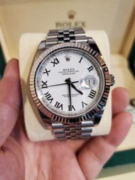 『已交流』👏勞力士 126334 ROLEX 羅馬字標 白面 白羅馬字 白金 太陽圈 DATEJUST