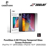 Zeelot PureGlass 2.5D Privacy Tempered Glass Screen Protector for iPad Pro 11" (2018-2022) / iPad Air 10.9" (2020/2022)