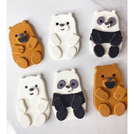 Gumpaste cake decoration we bare bears - 3 bears