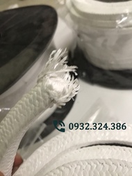 Dây  amiang tết chèn 14x14  teflon PTFE chịu nhiệt độ cao dùng trong môi trường hóa chất đốt nóng má