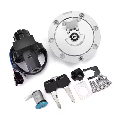 Key Seat Lock Ignition Switch Fuel Gas Cap Kit For Honda NC30 VFR400 RVF400 NC35 NSR250 MC18 MC21 CB