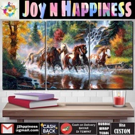 PAni-61 7 Running Horse Painting Wall Decoration