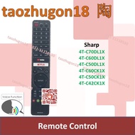 Sharp TV Remote Control [30] Smart Android LED 4T-C70DL1X 4T-C60DL1X 4T-C50DL1X 4T-C60CK1X 4T-C50CK1