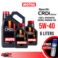 Motul Specific CRDI Diesel 5W-40 Fully Synthetic Diesel Oil 6 Liters