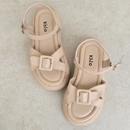 BELLEZA YUK - KHLO LEAH Premium Girls' Sandals 5cm High Back Strap Ages 6 to 10 Years Beleza Sandals