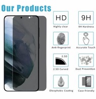 Galaxy S21+ 5G Samsung 三星 全覆蓋防偷窺 鋼化防爆玻璃 保護貼 黑色 Full Coverage Privacy Anti-Spy 9H Hardness HD Tempered Glass Screen Protector Black (包除塵淸㓗套裝）(Clearing Set Included)