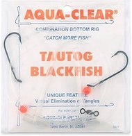 Aqua-Clear, Hi-Lo Combo Rig, Tautog/Blackfish/Sheepshead, Size 5 Virginia Hook, 9 in / 22.9 cm Leads