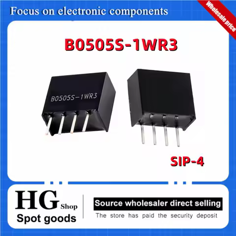 10PCS/Lot Original new  B0505S B0505S-1W HLK-B0505S-1WR3 SIP-4 DC-DC isolation power module 5V to 5V