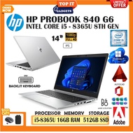 HP ELITEBOOK 840 G8  ULTRABOOK  / INTEL® CORE™ I5 -1135G7 11TH GENERATION / 32GB DDR4 RAM / 1TB SSD 