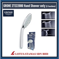 GROHE 27222000 Euphoria 110 Champagne Hand Shower | 3 Sprays | Made In Germany