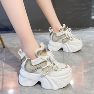 JA3 Fried Street Daddy Shoes Women's Super Hot 2024 Spring New Style Rhinestone Casual Sports Shoes 