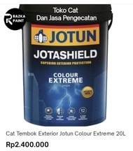 cat tembok jotun jotashield colour extreme white atau putih