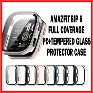 AMAZFIT Bip 6 Tempered Glass Protector Case Amazfit Watch Bip 6 Protective Case Amazfit Bip6 Protect