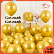 30/50Pcs 10 Inch Chrome Metallic Latex Balloons Birthday Decor Party balloon Decorations Metal cny d
