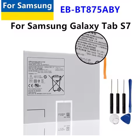 phone Replacement Battery EB-BT875ABY For Samsung Galaxy Tab S7 Galaxy Tab S7 SM-T875 Tablet Battery