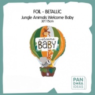 Foil Balloon 30 inch Animal Welcome Baby Birthday Balloon/