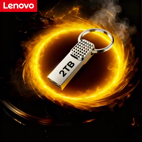 Lenovo 2TB USB 3.0 Flash Drive Metal Build for Durability 512GB U Disk 1TB Metal Pendrive High Speed