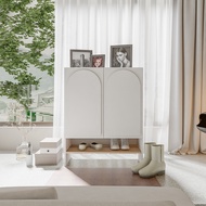 Koncept Furniture ตู้รองเท้า KC-PLAY รุ่น NORDIS สีขาว (80x40x95 ซม.)