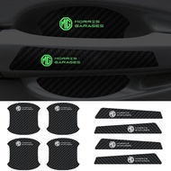 [Ready Stock] 8PCS Car Accessories Luminous Sticker Carbon Fiber Universal Styling Car Door Protecto