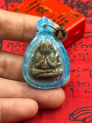 Thai Amulet 泰国著名招财蟹皇圣僧Phra Pidta KaNokKang NgernLan火焰必打佛牌＋百万必打佛牌 Roon KodSetthi Baramee 8 Rob 大富翁大福报