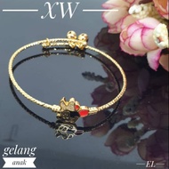 Yaxiya gold plated children's bracelet G06012
