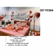 Sét bóng trang trí phòng cưới Love liền tặng kèm phụ kiện PC004