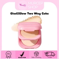 Glad2Glow Perfect Blurring Powder Foundation Velet Matte Finish Make Up Setting Powder Compact Powde