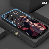 (Lokal) Sunshine Infinix Hot 30i Hot 20s 30 Play 10s 10t 11s Nfc Note 30 Note 12 G96 Smart 7 6 5 Hot 12 Play 10 Play Cartoon One Piece Anime Luffy dan Trafalgar Law Silicone Soft Phone Case