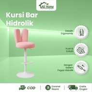 Aihome Living Hydraulic Bar Chair Modern Cafe Chair Minimalist Aesthetic Adjustable Bar Chair
